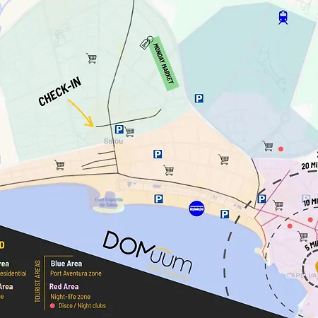 Domuum Holidays - Panoramic Montemar Lejlighed Salou